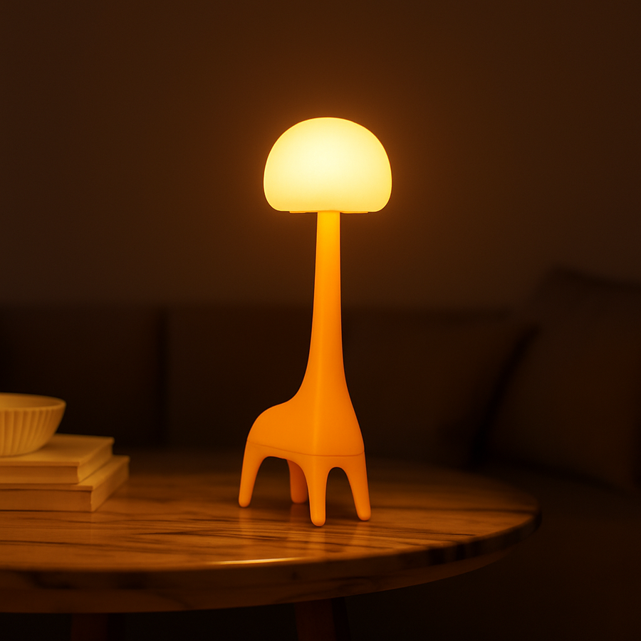 Zürafa Şarjlı Masa Lambası - ışık açık