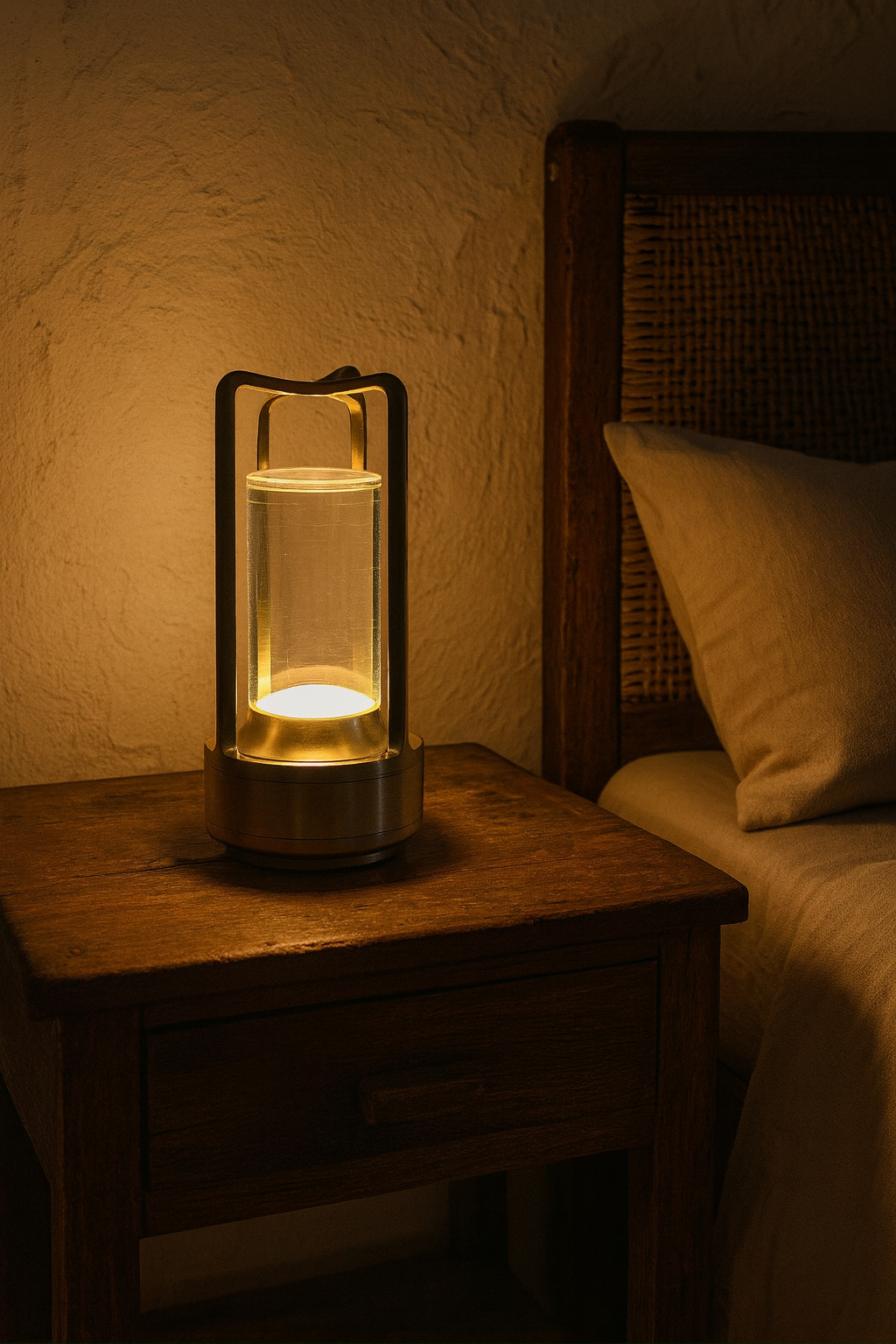 Nostalux Şarjlı Masa Lambası