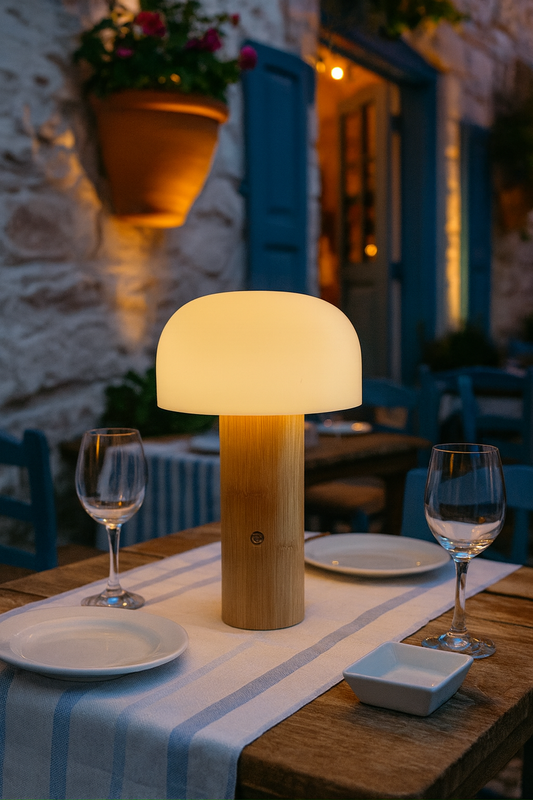 Mushroom Şarjlı Masa Lambası